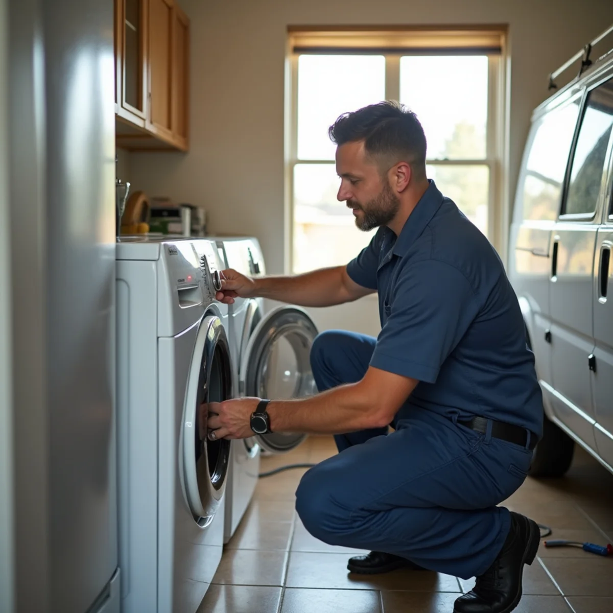 Clean, well-maintained kitchen appliances in a Central Louisiana home